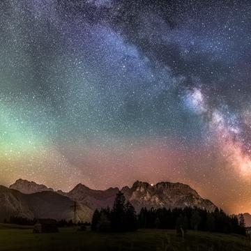 Airglow in Mittenwald, Germany