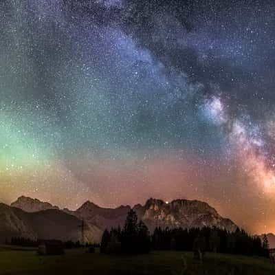 Airglow in Mittenwald, Germany