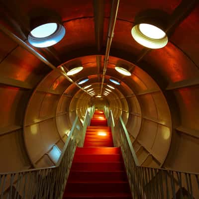 Staircase, Atomium Brussels, Belgium