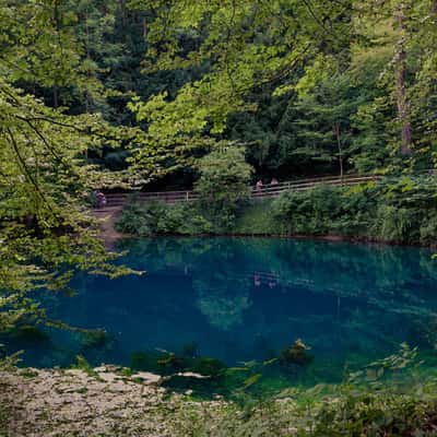 View of the 'Blautopfquelle', Germany