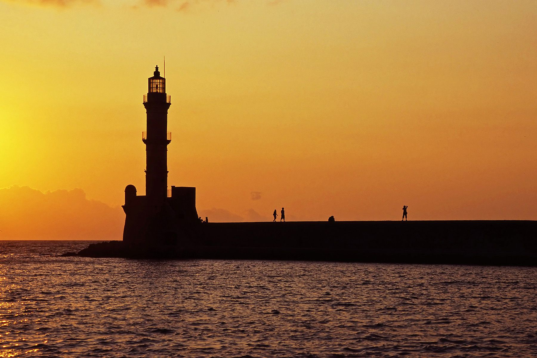 Chania Harbour, Greece