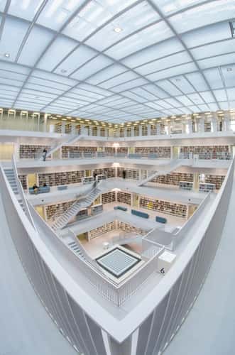Inside City Library, Stuttgart