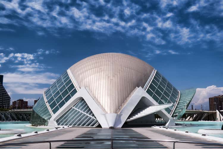Front of L’Hemisfèric, Valencia
