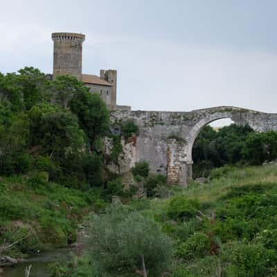 Etruscan city of Vulci, Italy