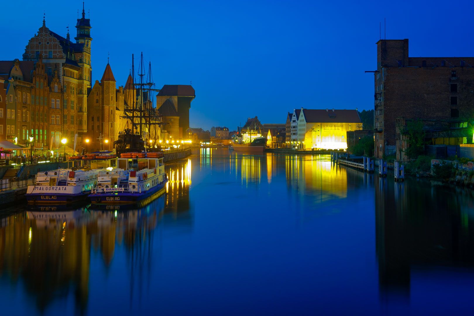 Harbour of Gdansk, Poland
