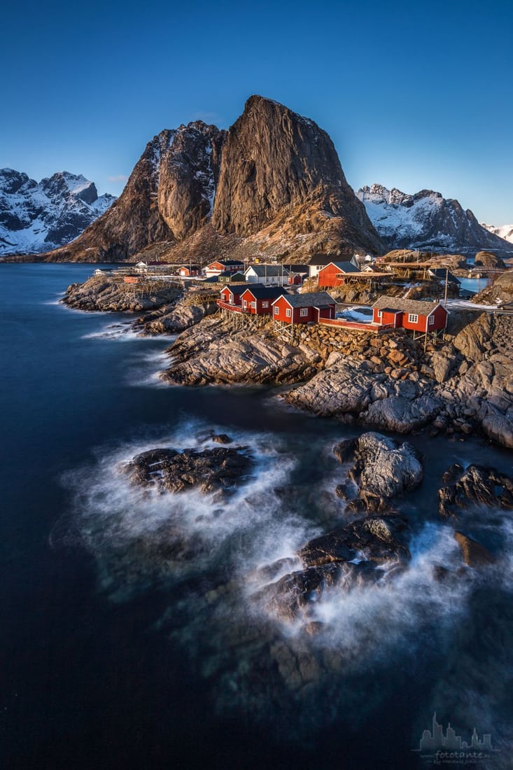 Hamnøy, classic view, Lofoten, Norway