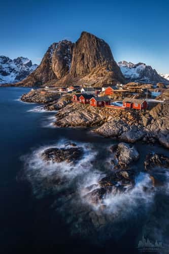 Hamnøy, classic view, Lofoten