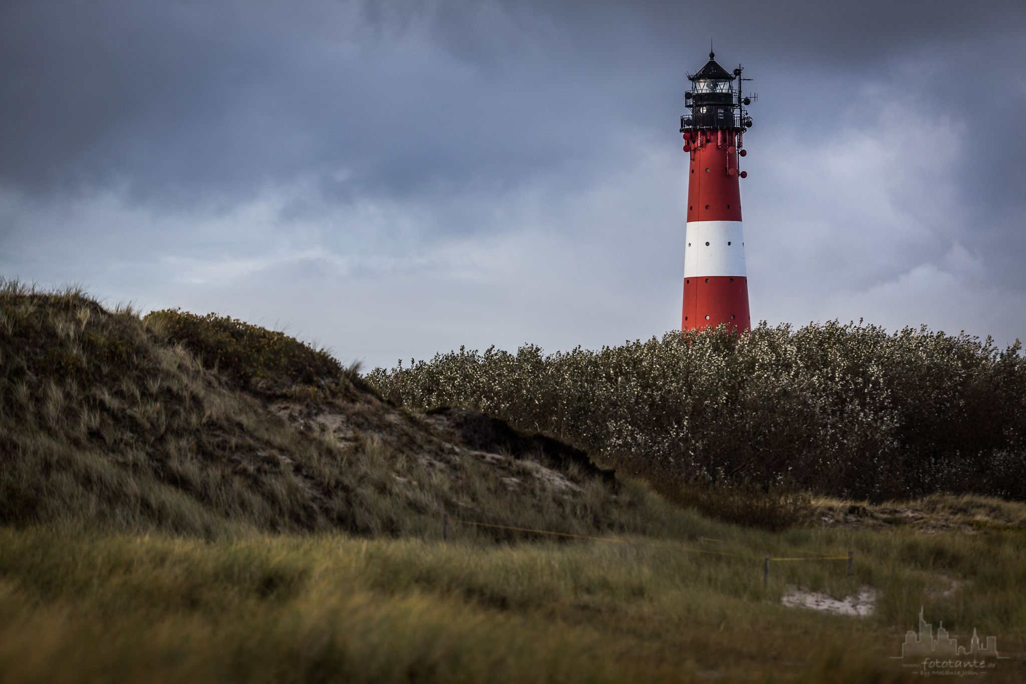 Lighthouse in Hörnum, Sylt, Germany
