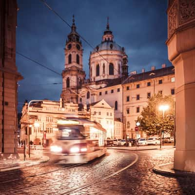 Runaway Tram, Prague, Czech Republic