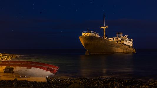 Barco Telamón, Arrecife