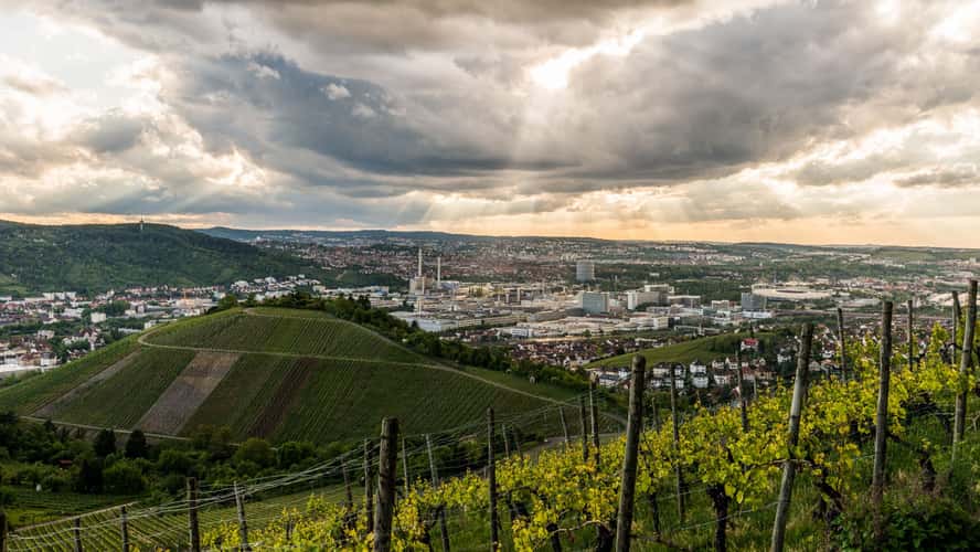 Stuttgart from above