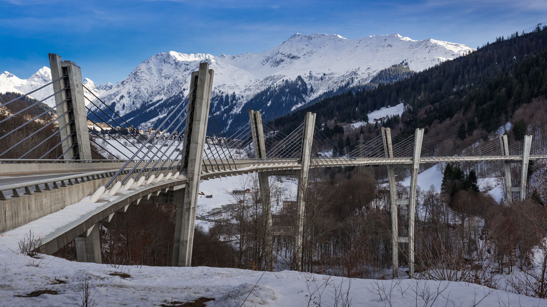 Sunniberg Bridge, Switzerland, Switzerland
