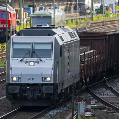 Trainspotting in Bavaria, Germany