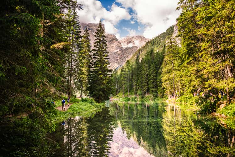 Northern Tail of Lago di Braies (Lake Braies)