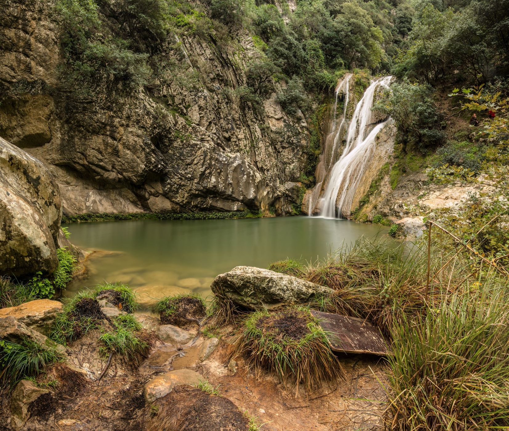 Waterfalls Polylimno, Greece