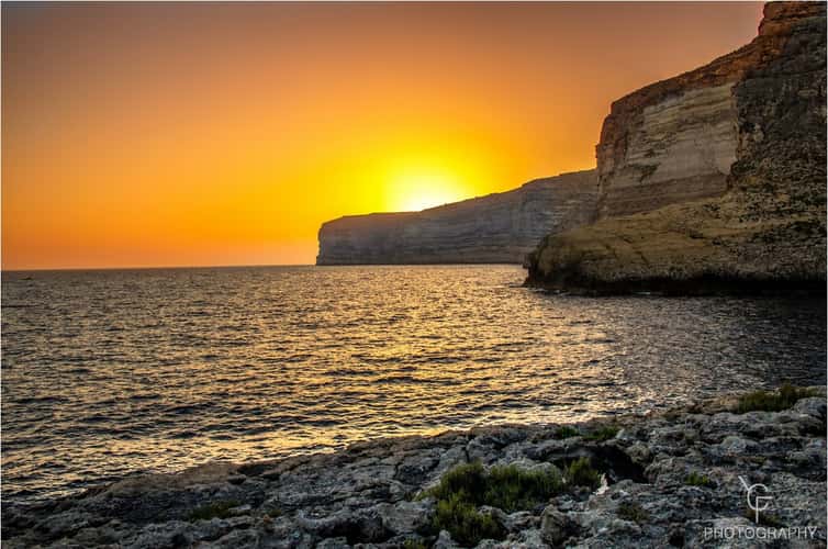 Xlendi Bay Sunset