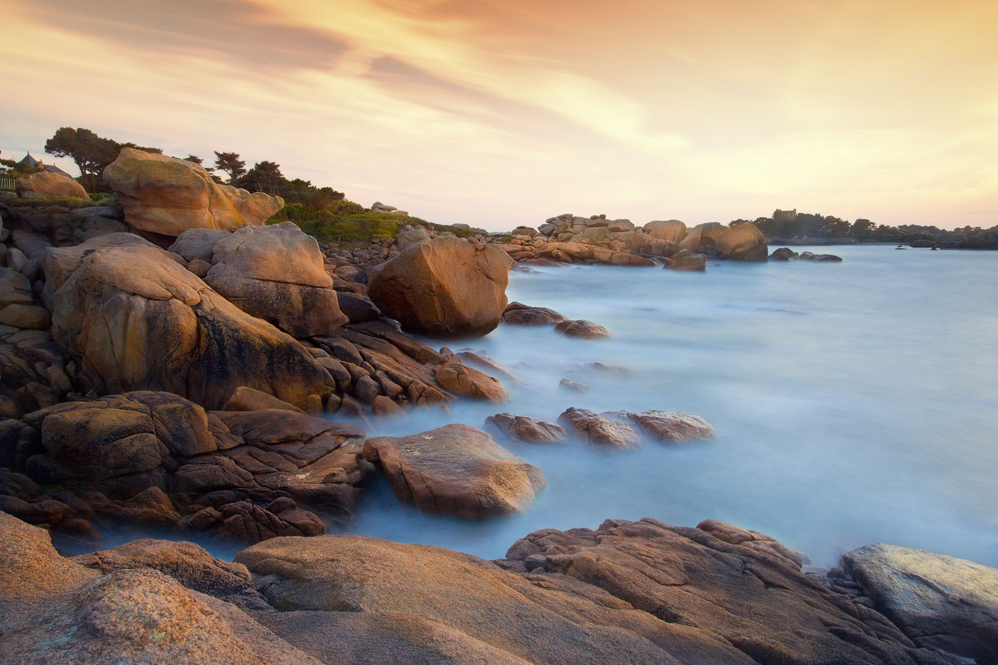 Ploumanach Red Granite Coast, France