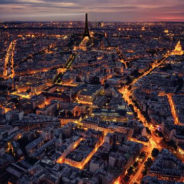 56th floor of Tour Montparnasse (indoors 1 floor below), Paris, France