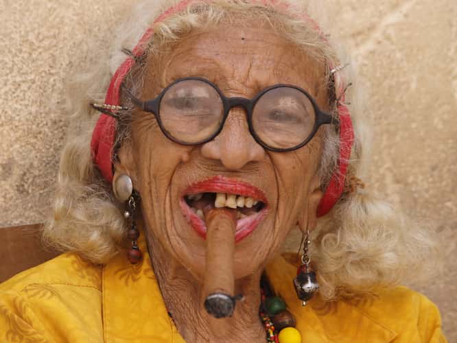 Old Woman in Cojimar