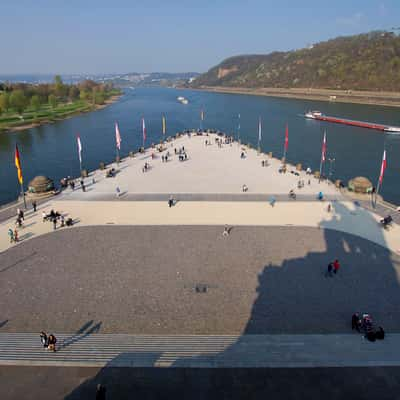 Deutsches Eck, Koblenz, Germany