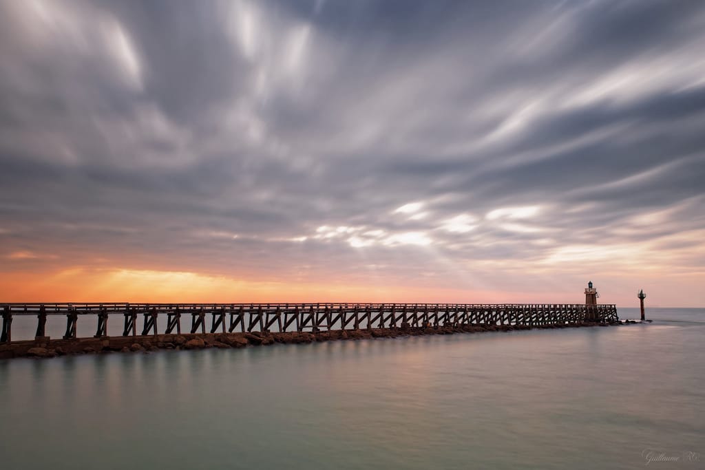 Dike of Capbreton, France