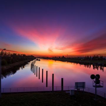 Elbe sunset, Germany