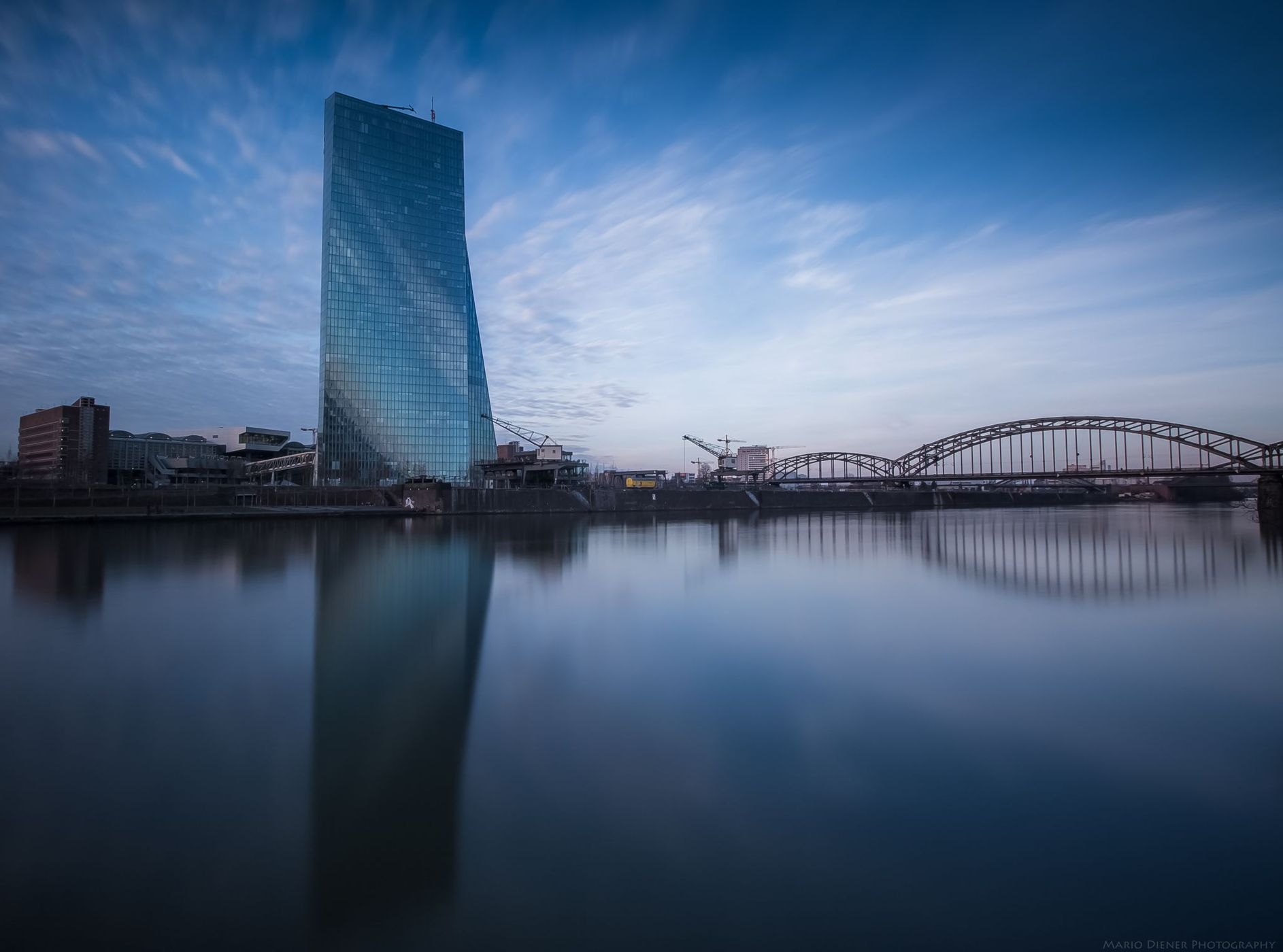 EZB and Deutschherrnbrücke, Germany