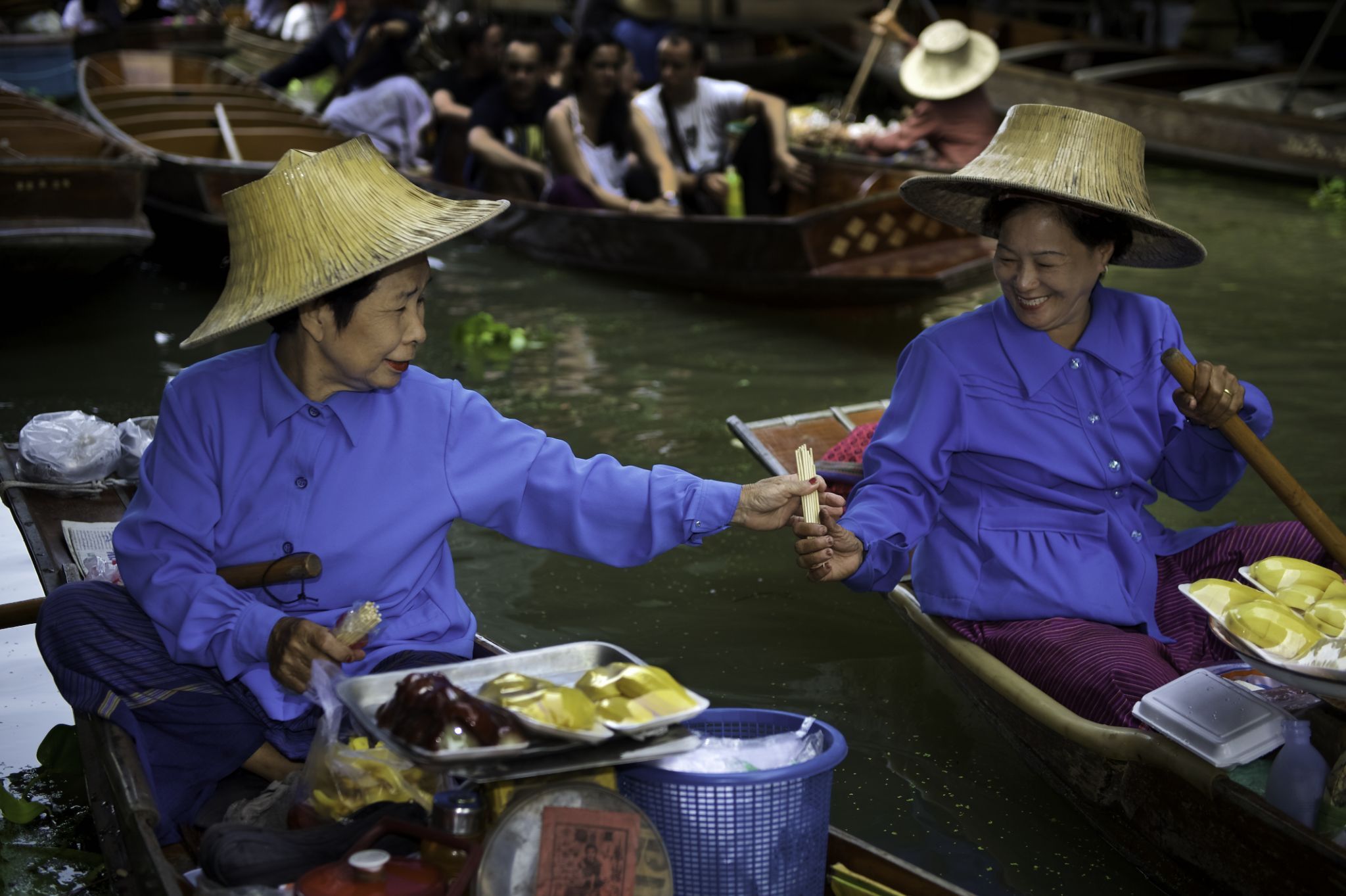 Floating Market - Damnoen Saduak, Thailand