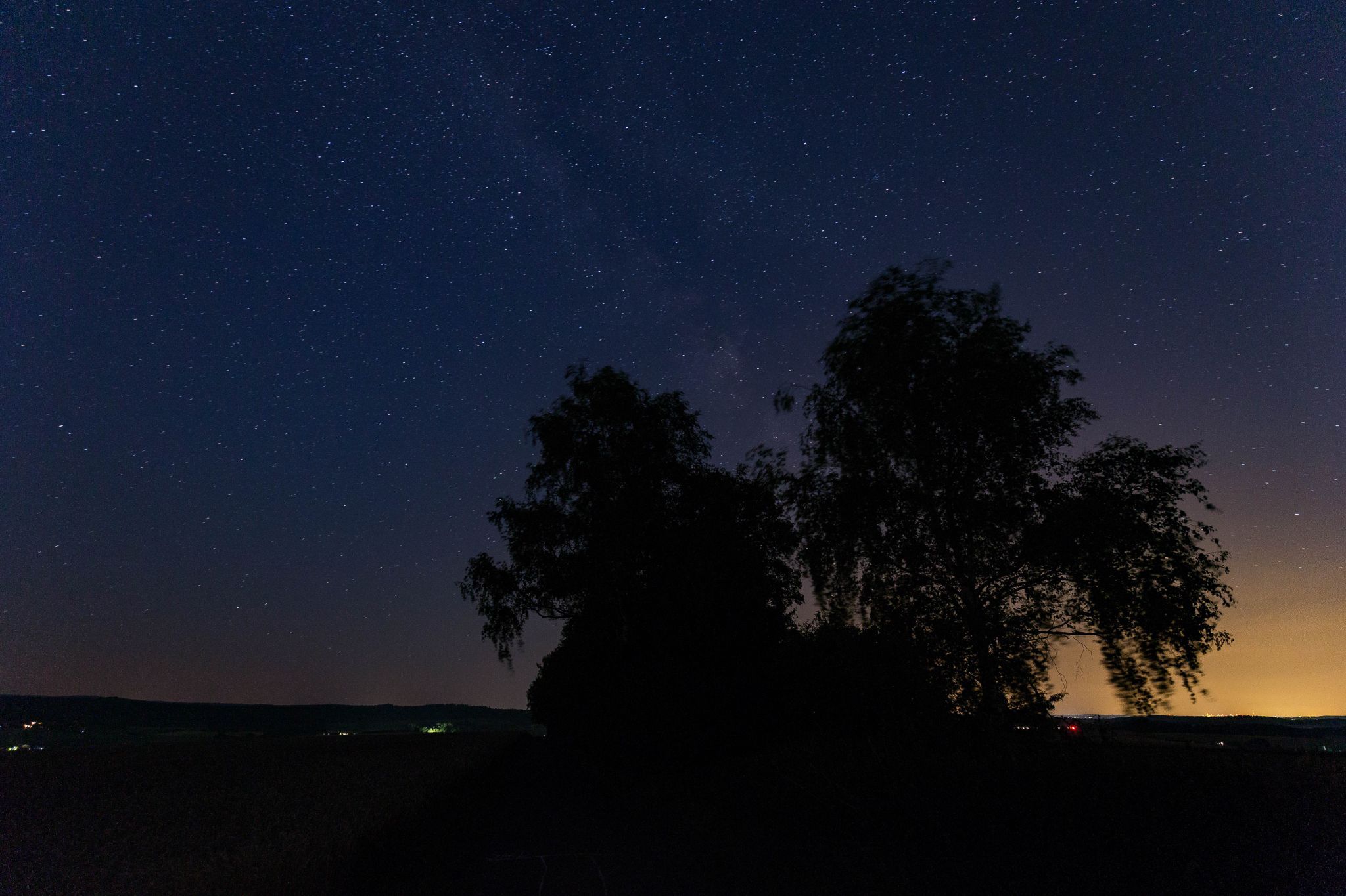 Glimpse of the Milky Way, Germany