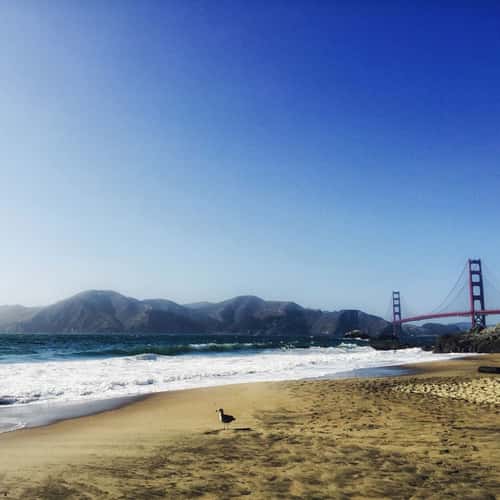 The Golden Gate Bridge from Baker Beach