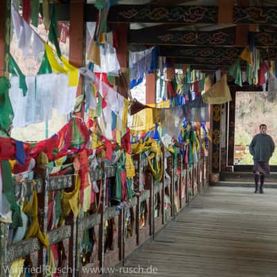 Kuendeyling Baazam Brücke, Bhutan