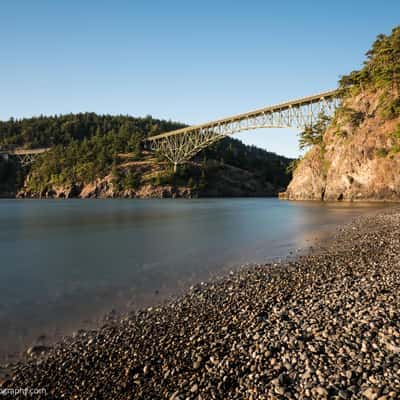 Macs Cove at Deception Pass Bridge, USA