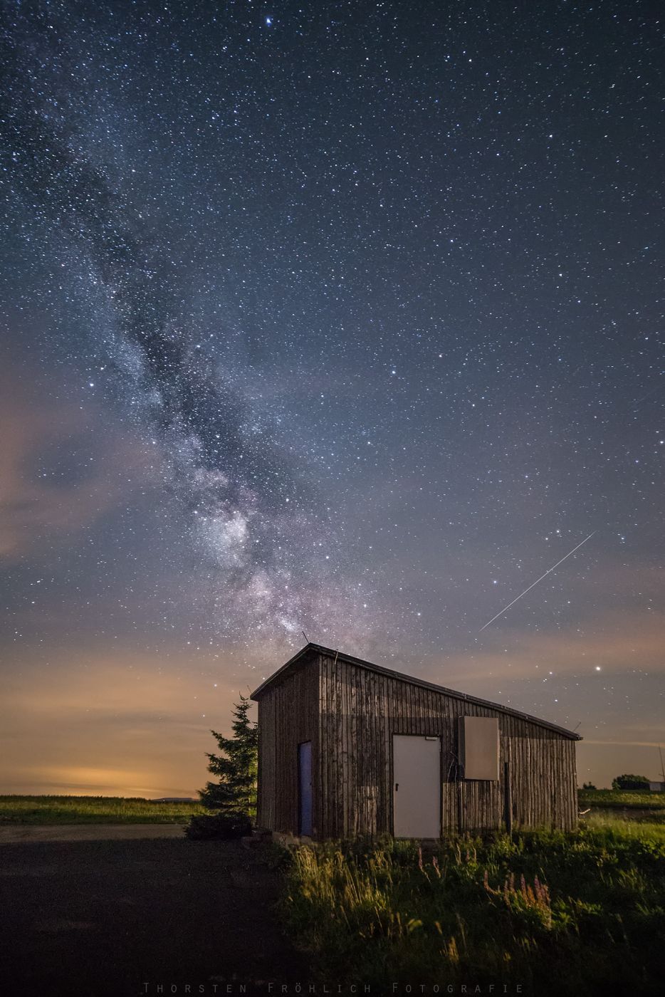 Milky Way about the Wasserkuppe, Germany