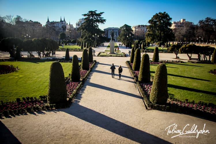 El Parterre at Parque del Retiro, Madrid
