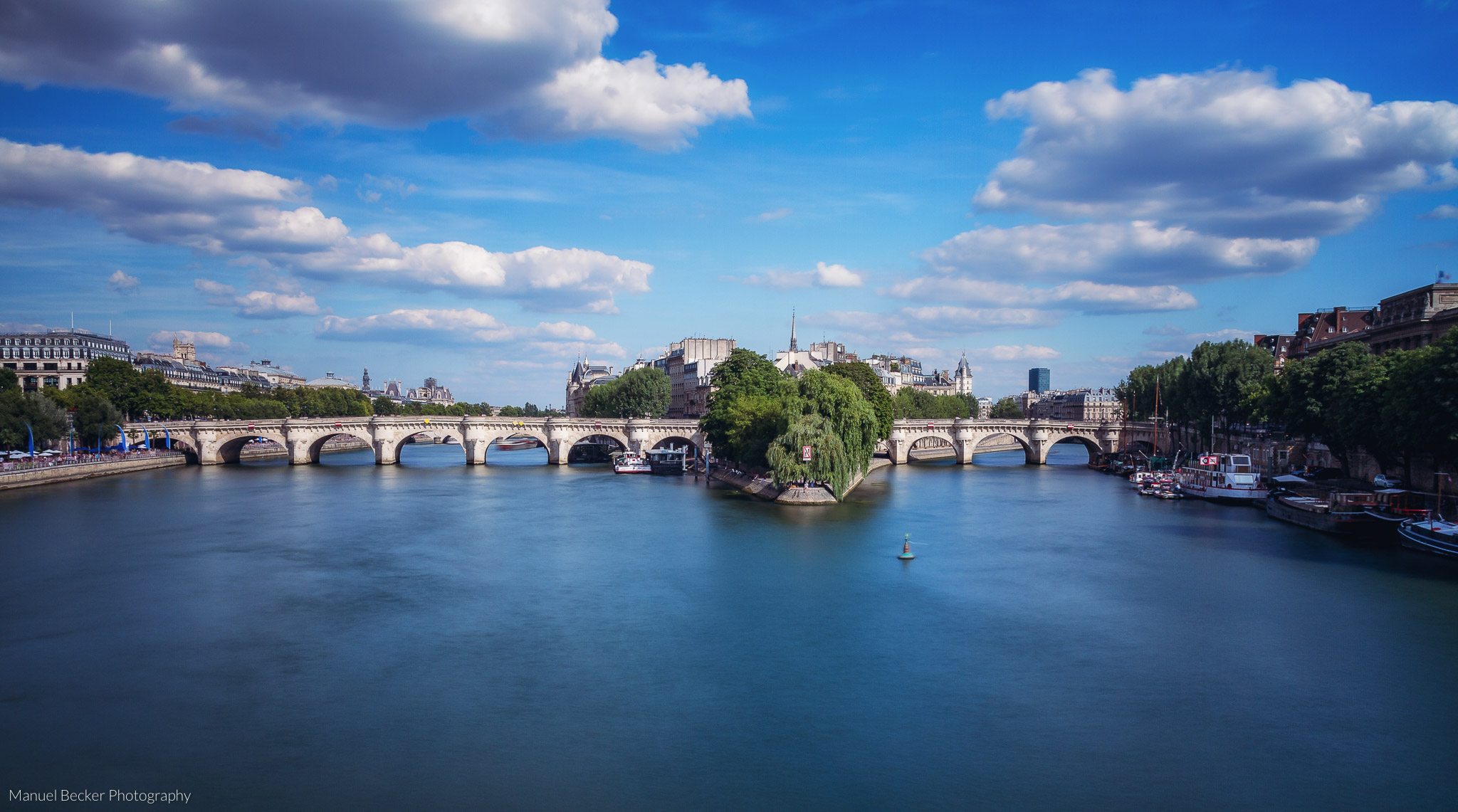 Pont Neuf Paris Sunset - Paris Photography - La Porte Bonheur