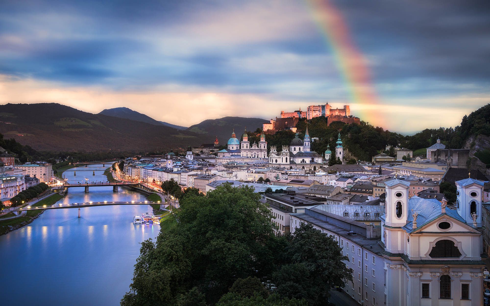 View over Salzburg, Austria