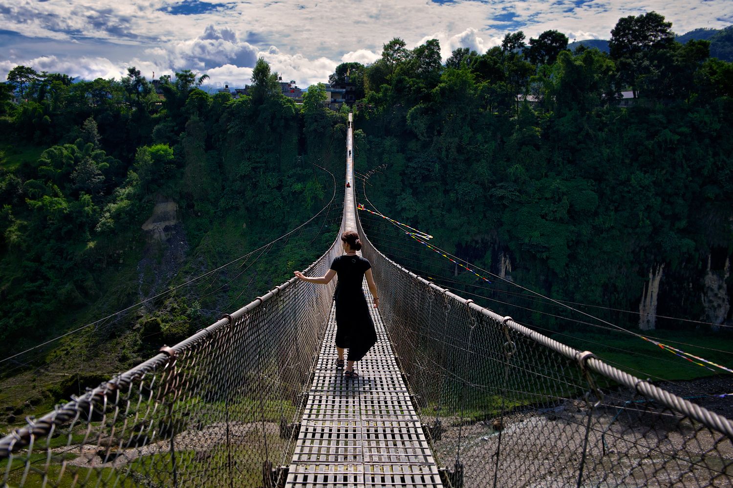Suspension Bridge Pokhara, Nepal