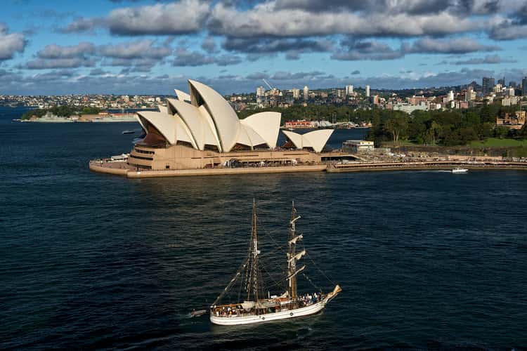 View from Sydney Harbour Bridge 