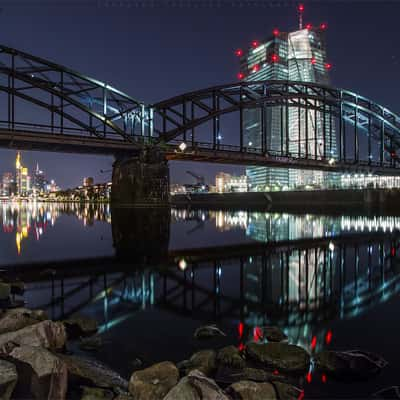 The Deutschherrnbridge, Frankfurt am Main, Germany