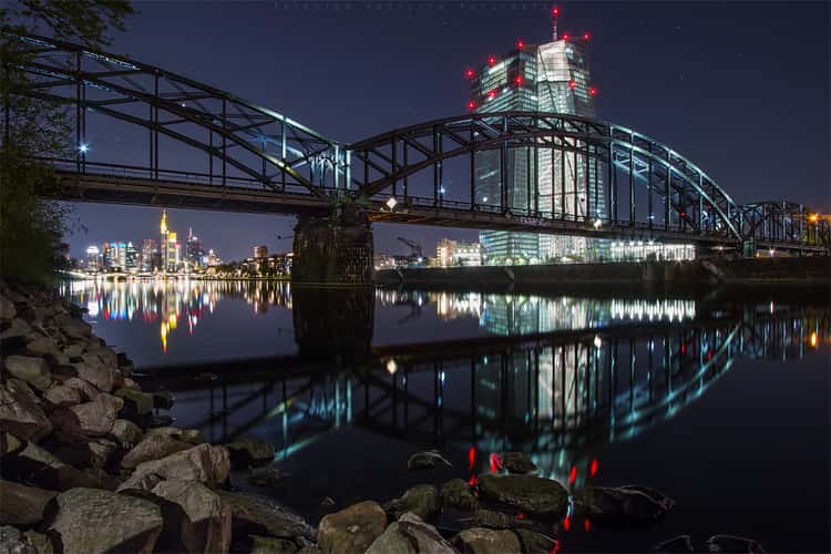 The Deutschherrnbridge, Frankfurt am Main