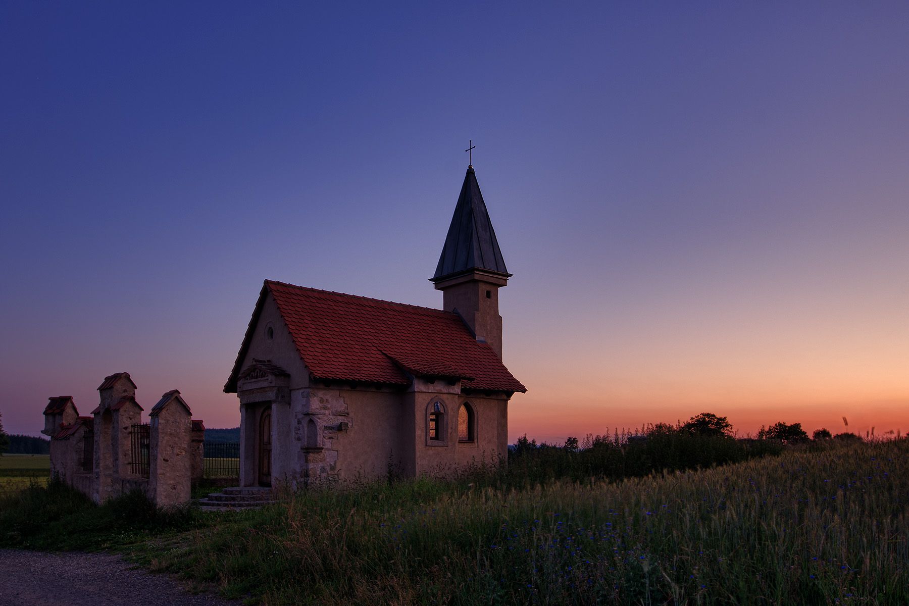 Tiny Chapel Near Höchstädt, Germany