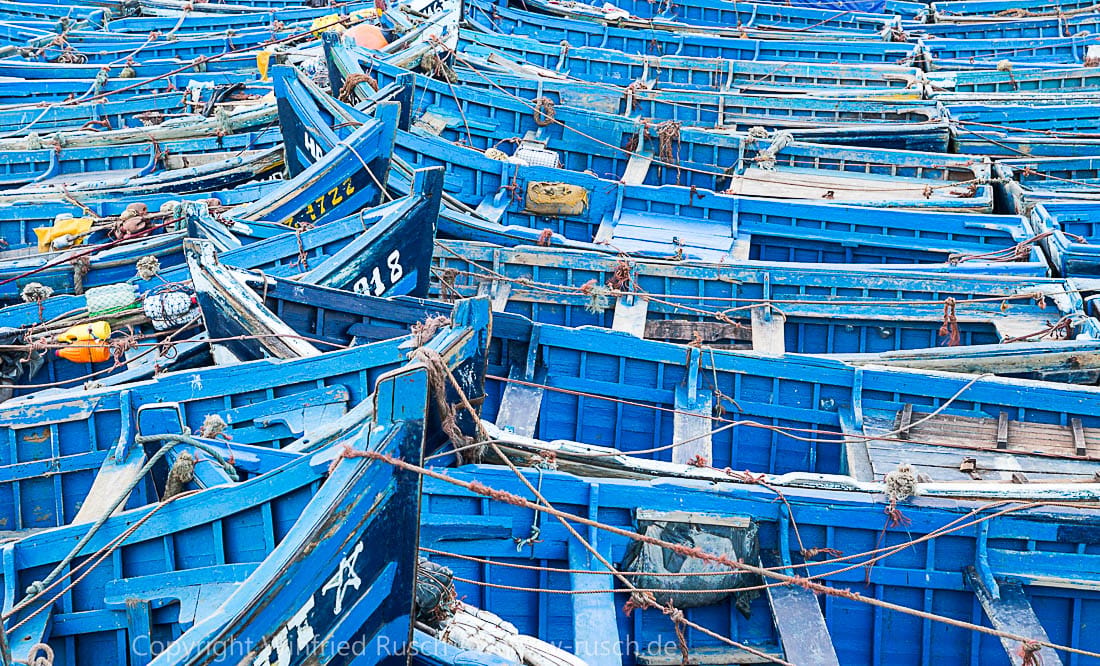 blaue Boote, Morocco