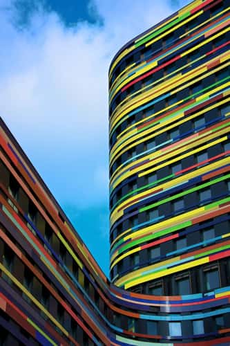 Colorful office building, Hamburg