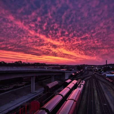 freight yard, Germany