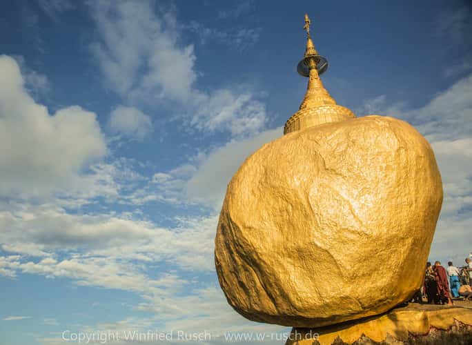 Goldener Felsen