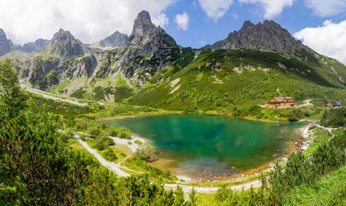 Green mountain lake - High Tatras Slovakia
