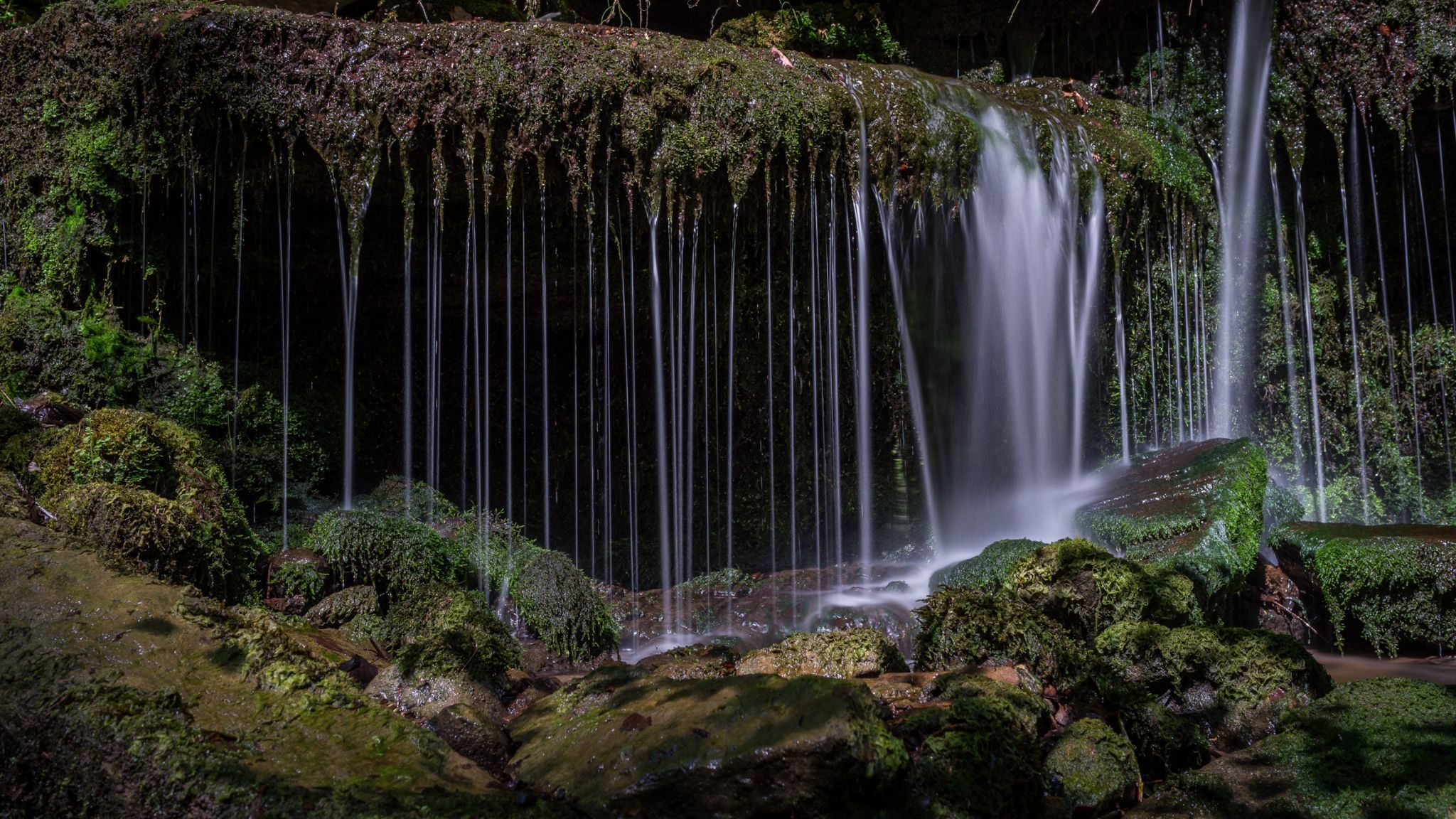 Heslacher Waterfall, Stuttgart, Germany