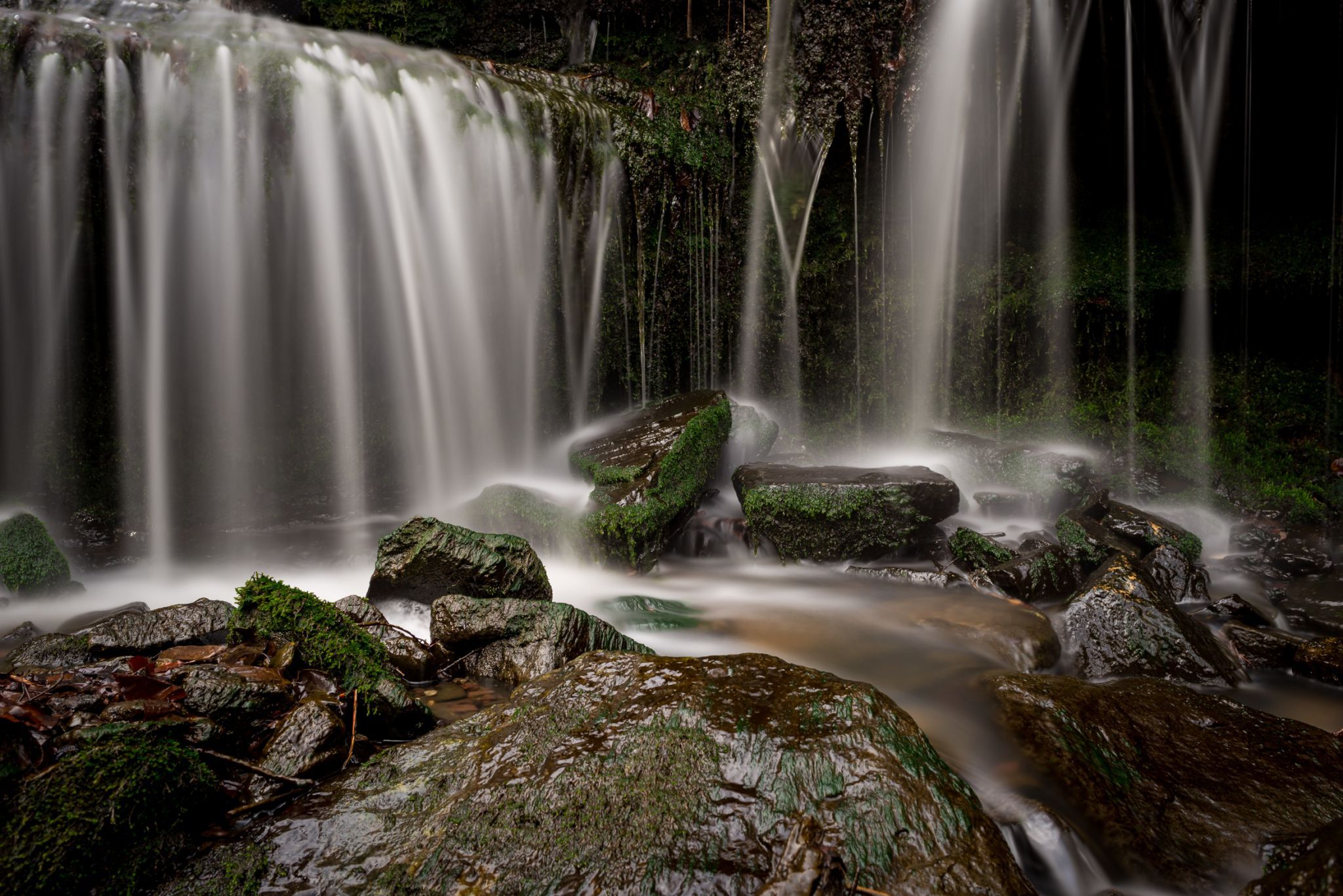 Heslacher Waterfall, Stuttgart, Germany