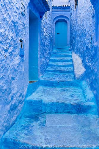 Hinterhof in Chefchaouen