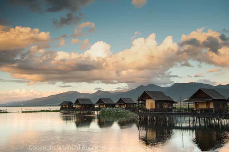 Hotel Golden Island Cottage auf dem Inle-See